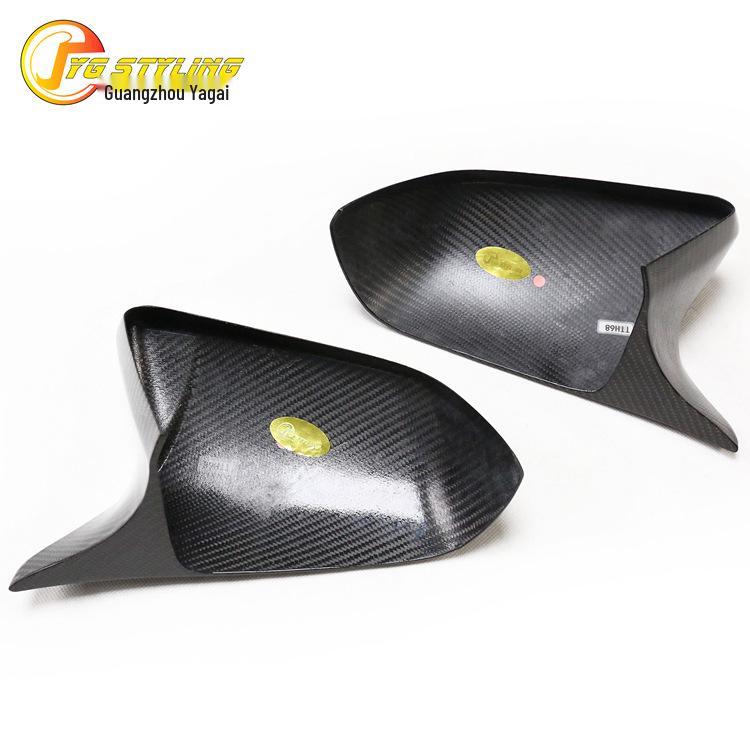 Ford Mustang US/China/Europe Spec Dry Carbon Fiber Rearview Mirror Horn Cover