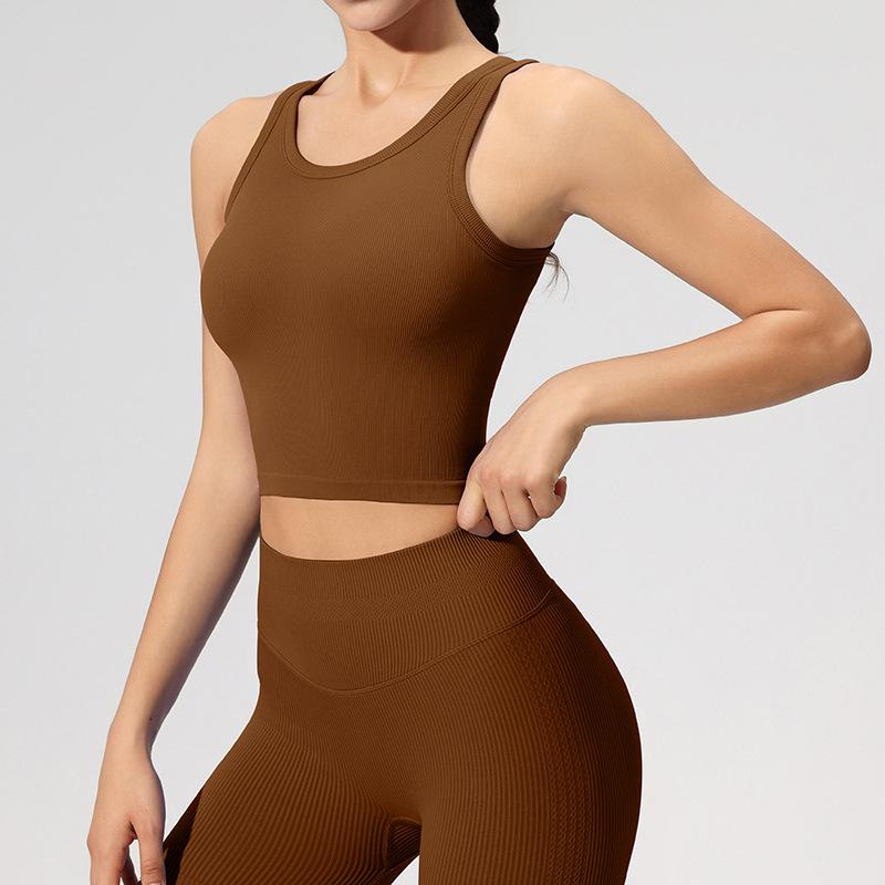 

Женский противоударный спортивный жилет с фиксированной чашкой и нагрудной подушечкой для йоги и фитнеса XL