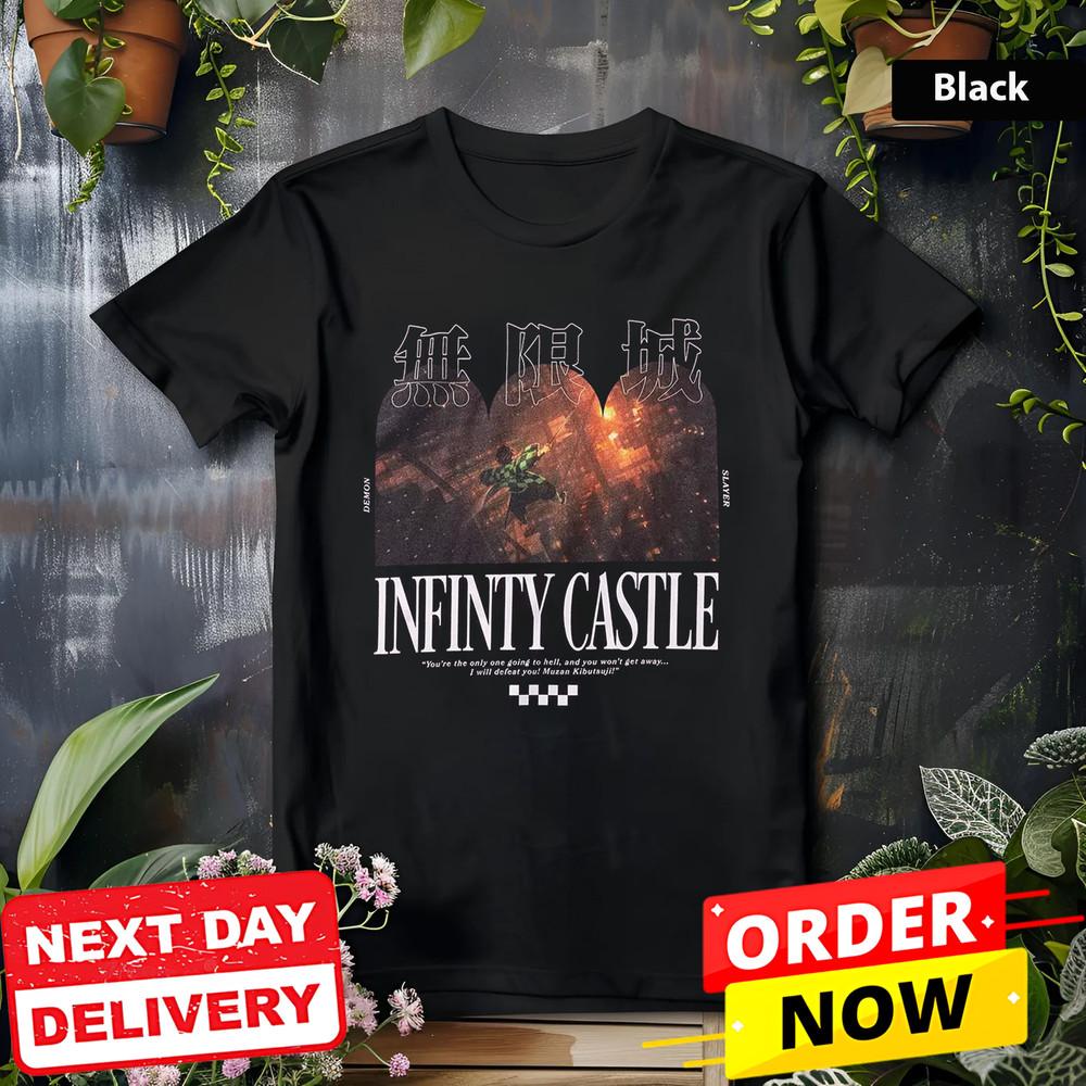 Demon Slayer: Kimetsu No Yaiba Infinity Castle T-Shirt, Perfect Halloween Gift Unisex T-Shirt XXXL