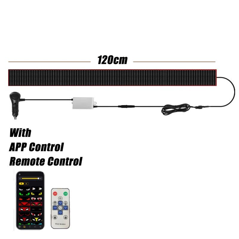 

LED Devil‘s Eyes Panel Screen Light APP Control 1.2-2M Matrix Animation Display Screen Light for Car Truck Windshield Decoration