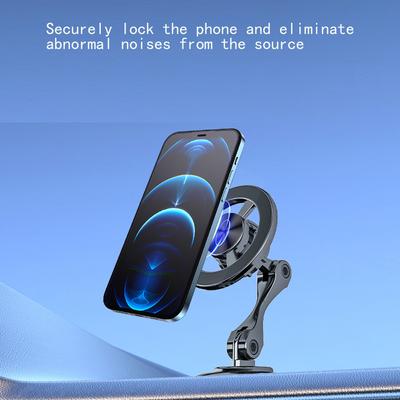 360° Rotate Metal Magnetic Car Phone Holder Foldable Phone Stand Air Vent Magnet Mount GPS  For iPhone 15 14 Samsung Xiaomi