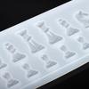Internationale Schachform Silikonform DIY Ton UV Epoxidharzform Anhängerformen für Schmuck DIY