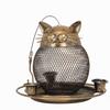 Outdoor Hanging Bird Feeder Garden Tree Mount Squirrel-Resistant Metal Hummingbird With Cups Lid