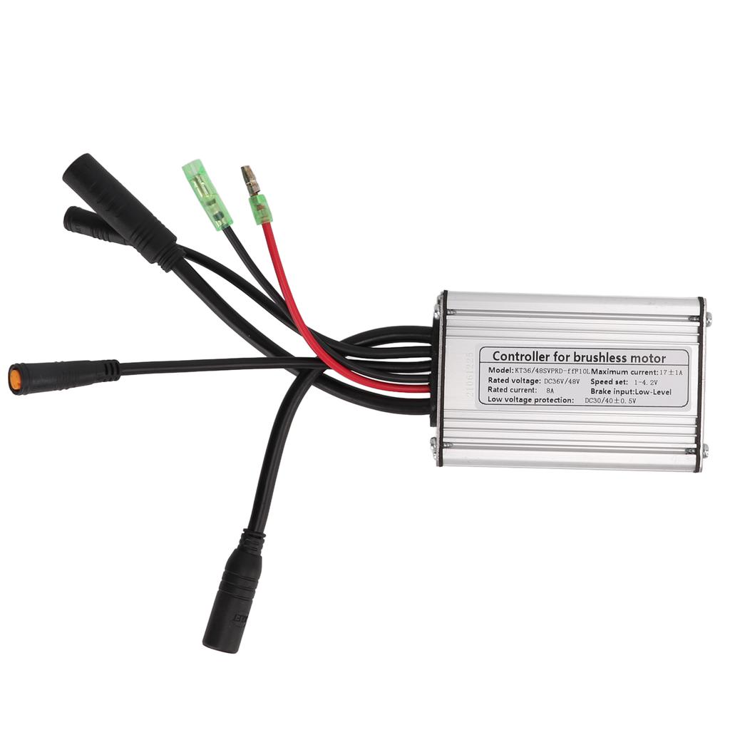 Electric Bicycle 36V 48V 17A Sine Wave Controller 6mos with Light Line for 250W Motor