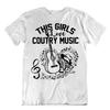 County Music Tshirt Best Idea Girlfriend Present T-Shirt Funny Tee