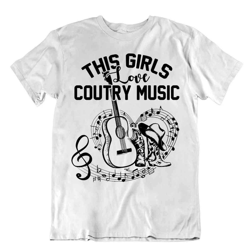 County Music Tshirt Best Idea Girlfriend Present T-Shirt Funny Tee