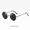 Retro European & American Round Polarized Sunglasses with Colorful Reflective Lenses for Men & Women - Model 8030