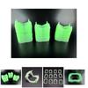 5pcs Halloween Vampire Glow Fangs Day And Night Color Luminous Fake Teeth Scary Party Cosplay Decorations For Adults