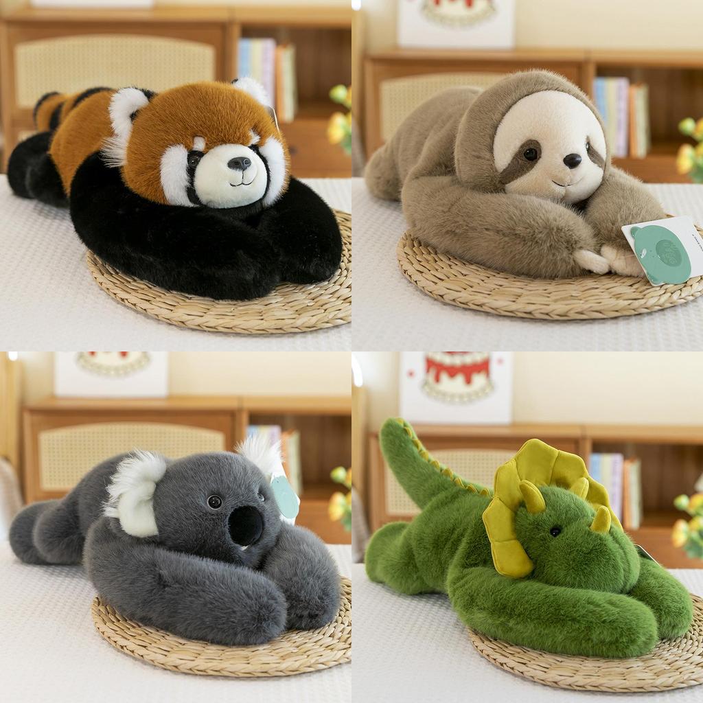 Back Bao Panda Koala Raccoon Plush Toy With Soft Fabric For Children Sleep Decor