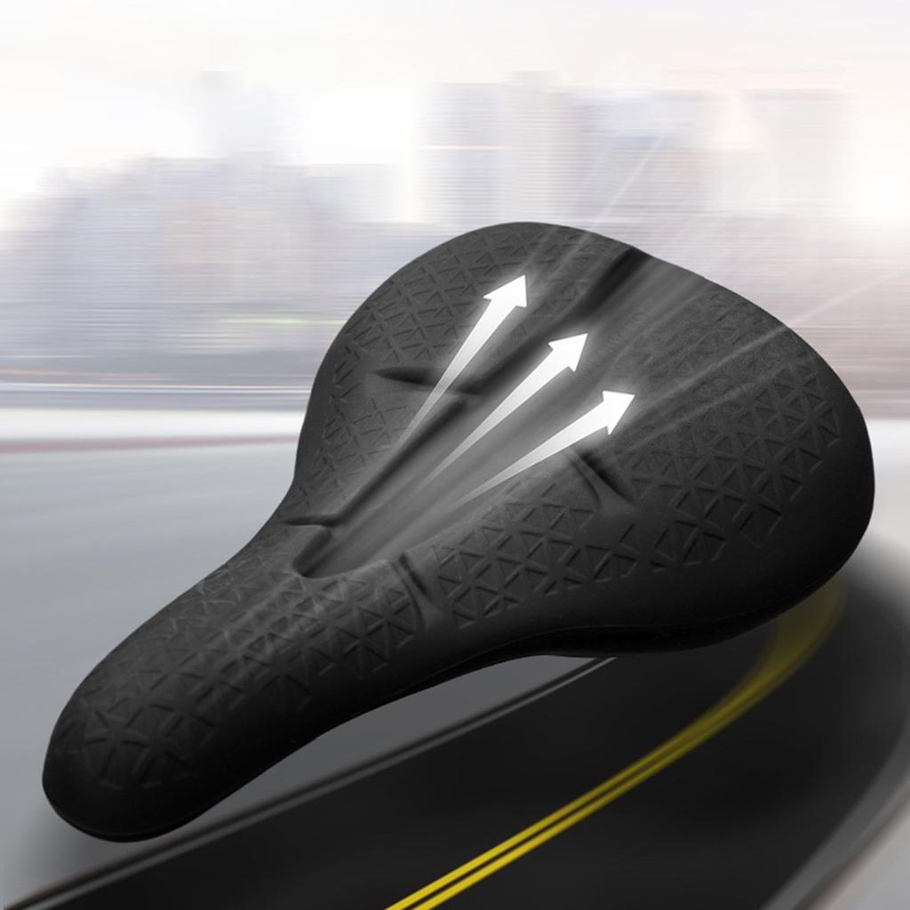 Rennradsättel Fahrradsättel Stoßdämpfung Fahrräder Radfahren Sättel Outdoor Indoor Fahrrad Silikonkissen Pad