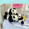 Plush Backpack Panda With Lightweight Design Butterfly Knot Lamb Bag Messenger