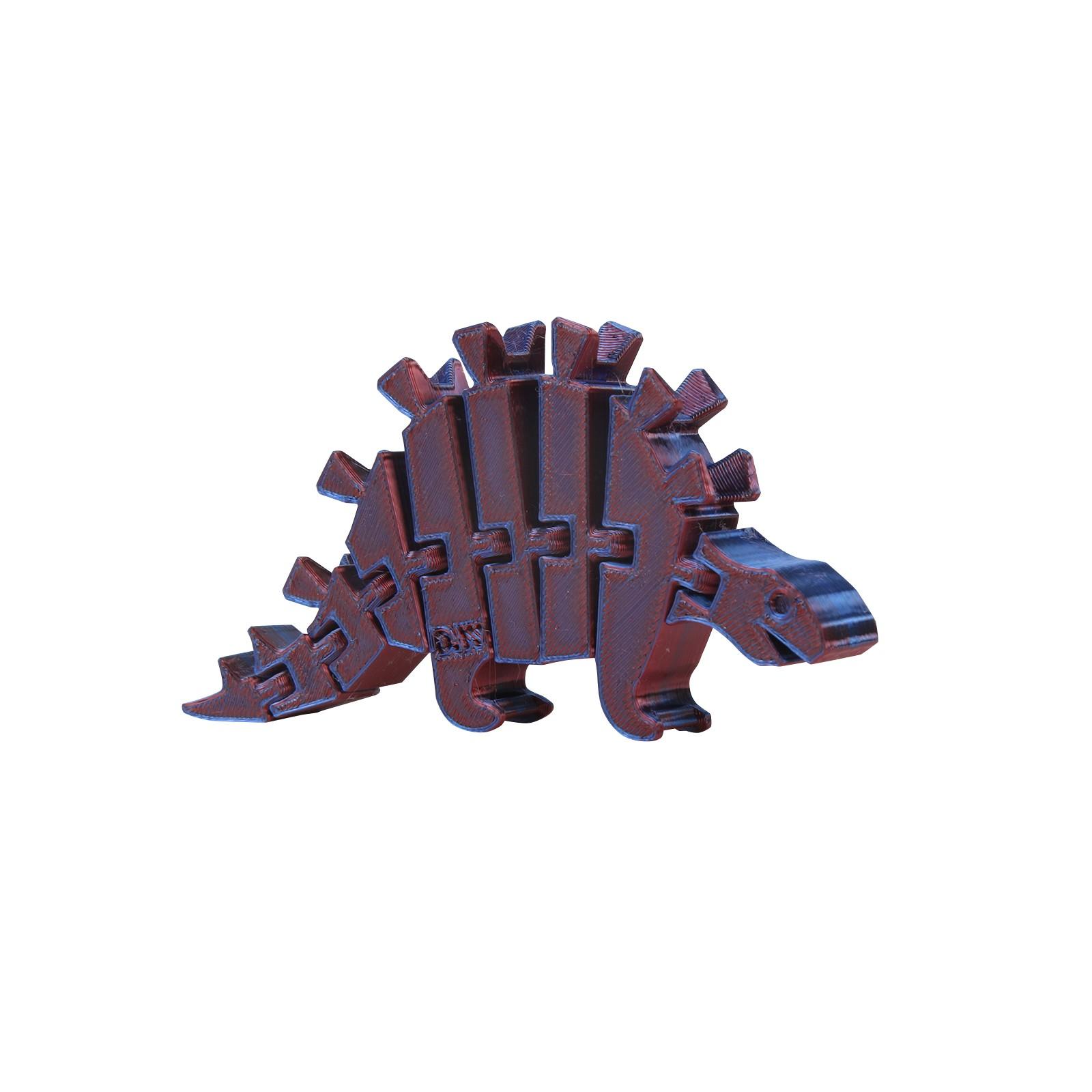 

3D-печатный радужный шарнирный динозавр, украшение, потрясающая художественная элегантность для осмысленного современного домашнего декора One Size