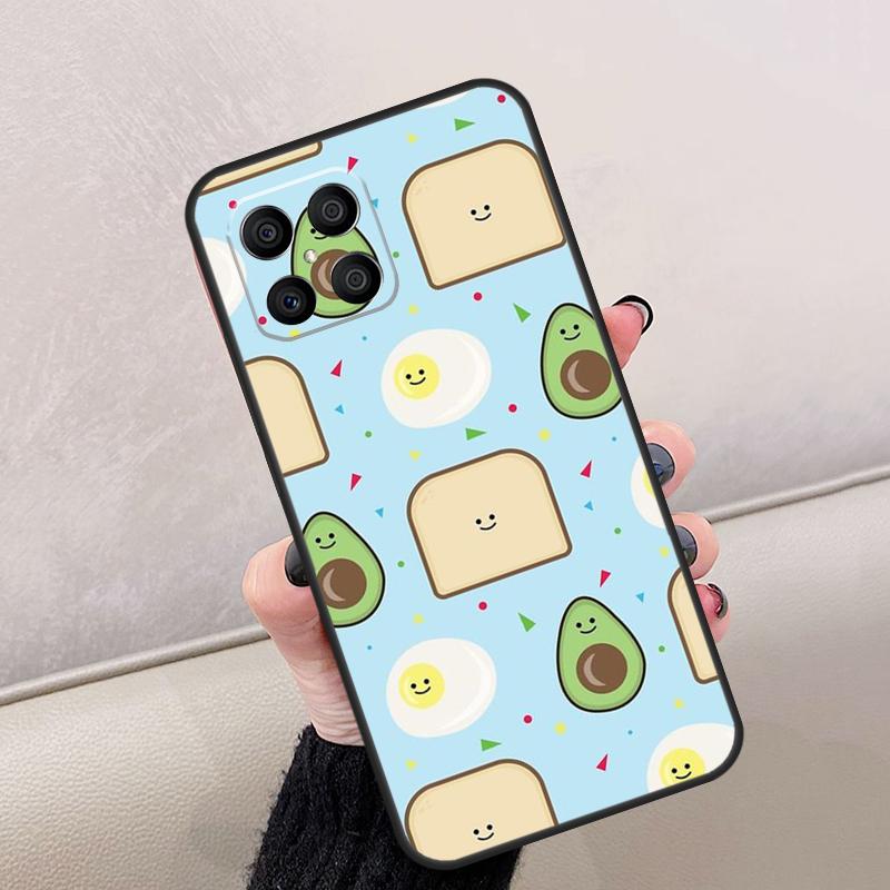 Lovely Avocado For Honor Magic 8 6 7 Pro Case For Honor 400 Lite 200 50 70 90 X8c X8b X9a X9b X9c X9d Win RT