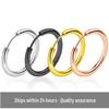 Trendy Stainless Steel Earrings: Simple Ear Studs & Hoops with a High-End Feel