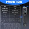 Professional Flows Tester Tool Using Kelvin Clip Technology ABS Bridge Meter Designs for Confined Space Measurement