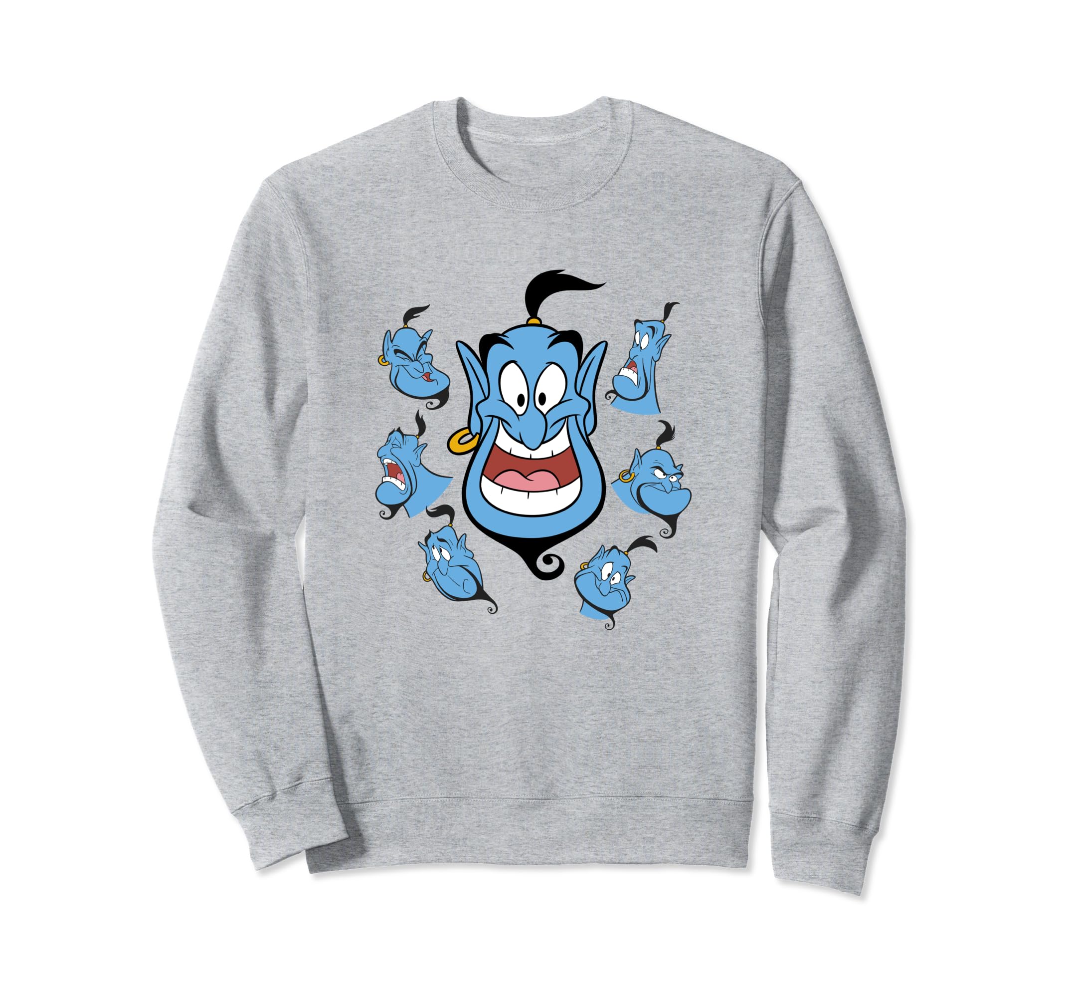 

Disney Aladdin Genie Circle Expressions Big Bust Portrait Sweatshirt