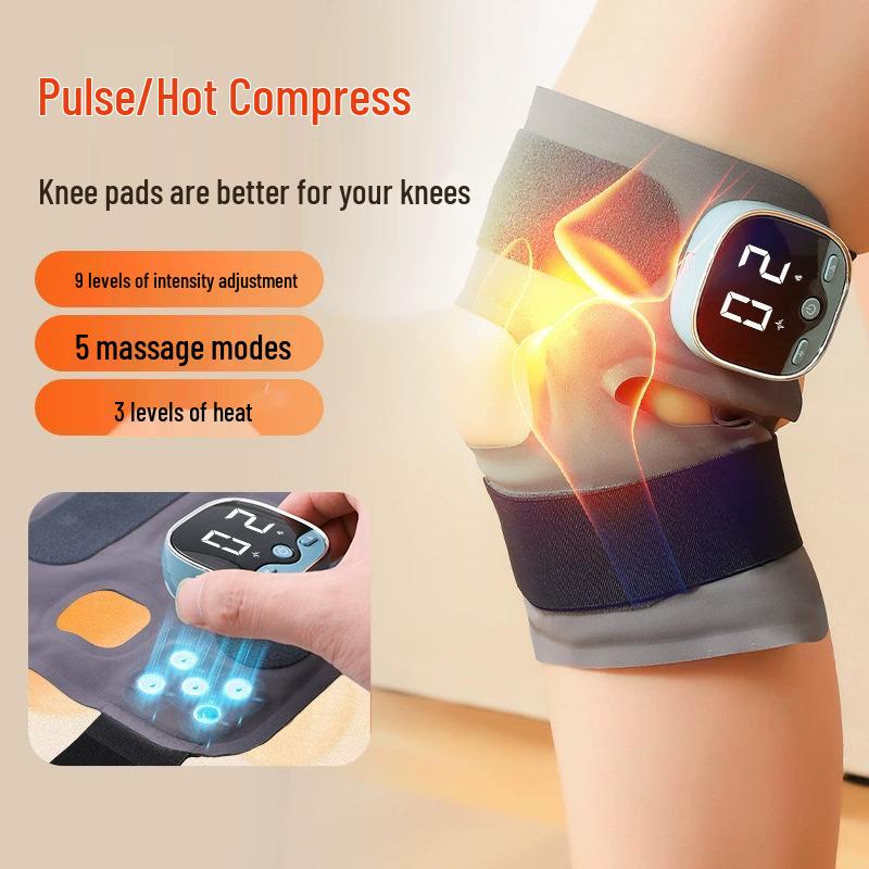 Smart Adjustable Leg Massager with Heating for Knee, Thigh, and Calf Type-C Rechargeable [Korean Voice]