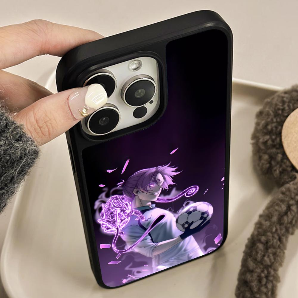 Blue Lock Reo Mikage Matte Surface  Mobile Phone Case for iPhone 17 16 15 14 13 12 11 Air Pro Max Plus Colorful Cover