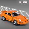 1/36 Porsche Classics Old Car Alloy Simulation Car Model With Sound And Light Metal Diecasts & Toy Vehicles Decoration Children Boy Toys