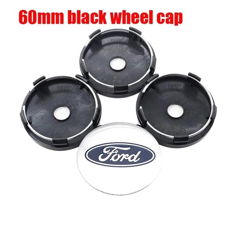 4pcs 3D 56mm 60mm 65mm 68mm Ford logo car emblem Wheel Center Hub Cap auto Rim refit dust-proof badge covers sticker accessories