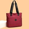 Casual simple women's bag style new large-capacity casual lightweight solid color nylon cloth shoulder portable women's bag