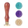Plant Seal Flower Seal Wax Seal Stamp Retro Antique Sealing Wax Scrapbooking Stamps Wedding Decorative Invitation Cards