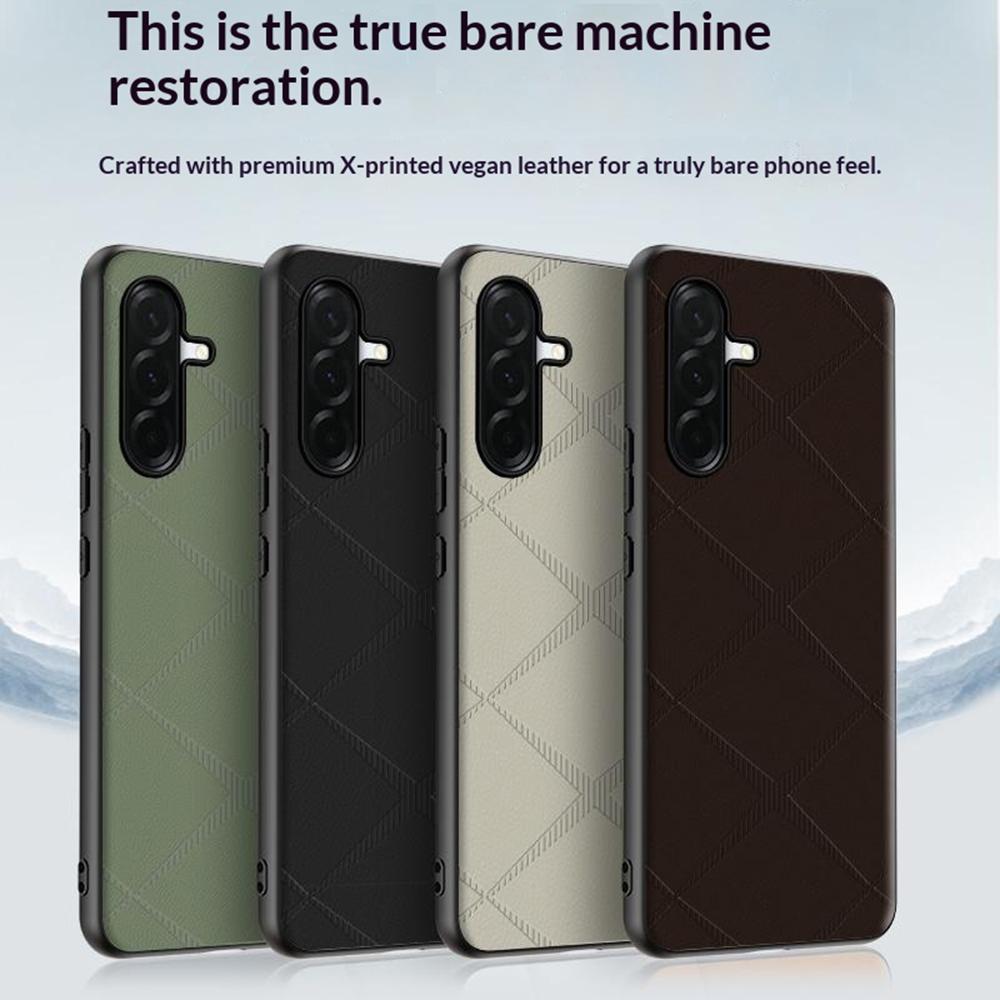For Samsung Galaxy A57 5G Case X-Patterned TPU PU Leather PC Anti-Drop Phone Cover