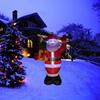 Holiday Display Inflatable Santa Claus Decorations Christmas Inflatable Santa Claus Outdoor Yard Lawn Decoration Supplies