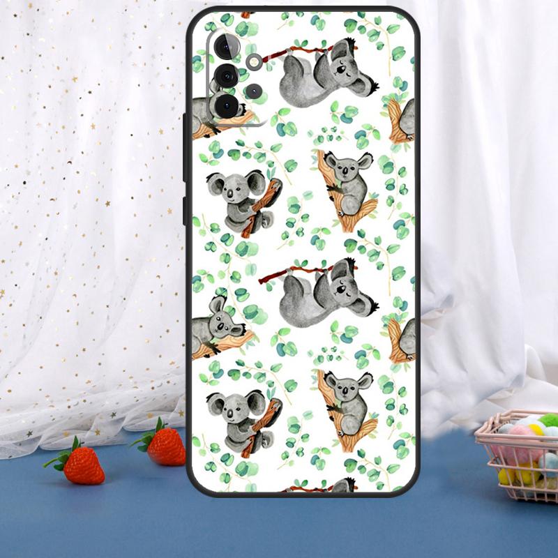 Koala and Eucalyptus For Samsung Galaxy A36 A26 A16 A05 A06 A54 A34 A14 A22 A32 A52 A55 A35 A15 A53 A13 A56 Case