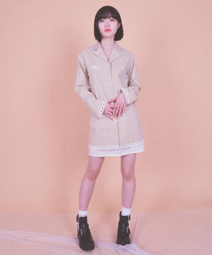 Catharsis Jacket Dress (Beige)_Free
