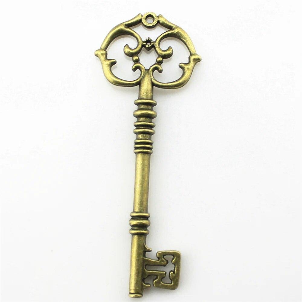 

Ключевые инструменты, подвески, подвески, аксессуары для ювелирных изделий A08-2pcs-82x31mm