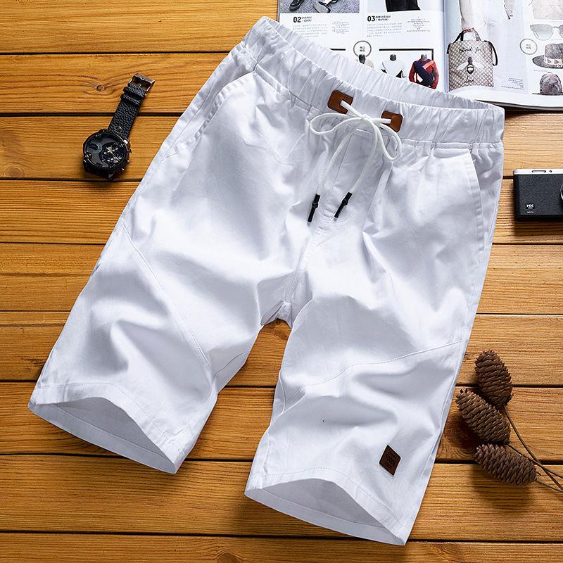 Summer Men 'S Shorts Casual Loose Cropped Trousers Sports Shorts Loose Knit Straight Casual Pants Short Pants