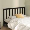 VidaXL Headboard Bedroom Furniture Head of Bed Frame Bed Accessory Double Interior Black 166x4x100 Cm 817754