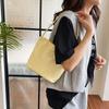 Water Bucket Bag For Women With Embroidery Nylon Casual Small Crossbody Purse For Daily Use