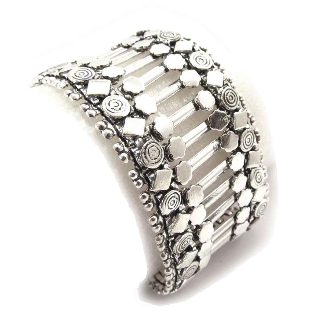 Les Trésors De Lily [J7045] - Brățară Creator 'Cunégonde' argintie