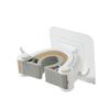 LISM Wall-Mounted Seamless Mop & Broom Holder with Hook
