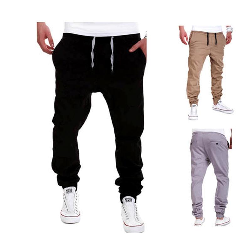 

Мужские повседневные эластичные спортивные мешковатые брюки нового стиля, мужские брюки 3XL чёрный