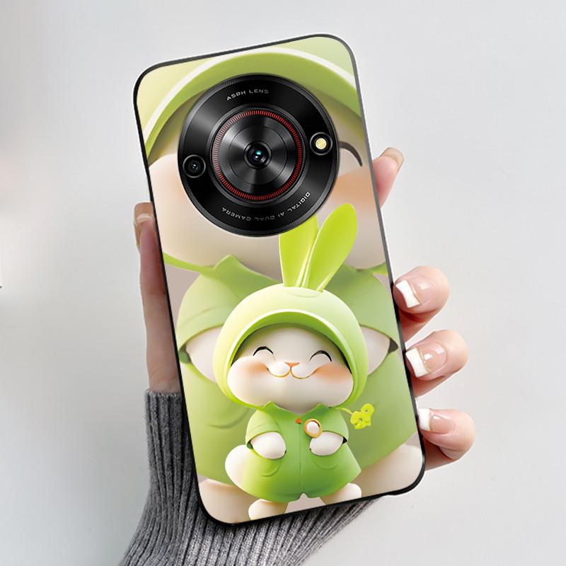 Phone Casing For ZTE Blade A75 5G Z2357N Nubia Focus 5G Case Luxury Dragon Cute Cool Boys Girls Black Soft TPU Back Shell Cover