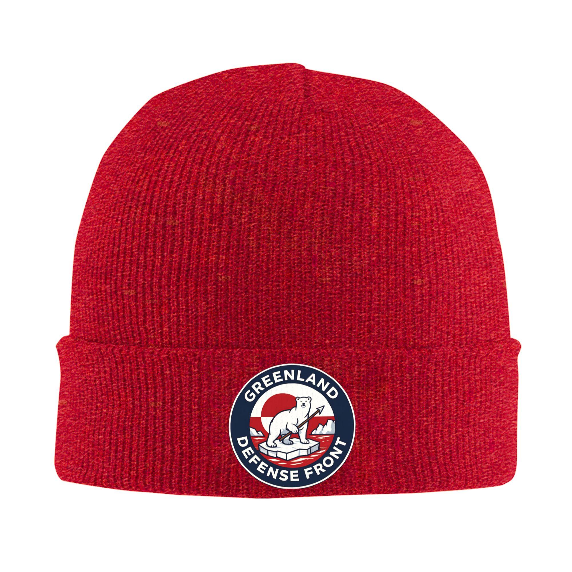 

Greenland Deffnse Front Bonnet Hats Beanie Hats Spring Printed Knit Hat Retro Men Women Gym Warm Soft Cap One Size