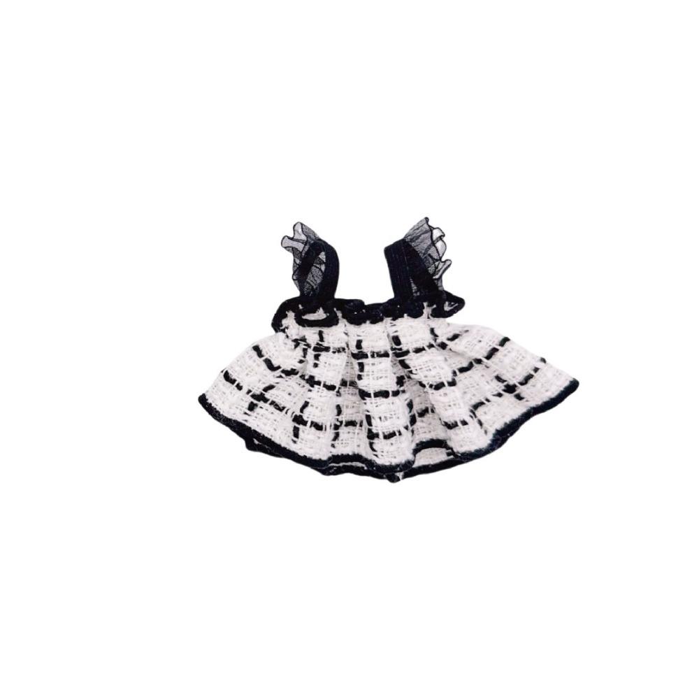 Colorful Doll Clothes Nice Dressing Game for 13cm Wallace Gromit Dog, 10-15cm Cotton Doll белый