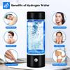Rich Hydrogen Water Bottle Cup Hydrogen Oxygen Separation SPE PEM Technology Rechargeable Sports Water Bottle Health Fitness Hot 1