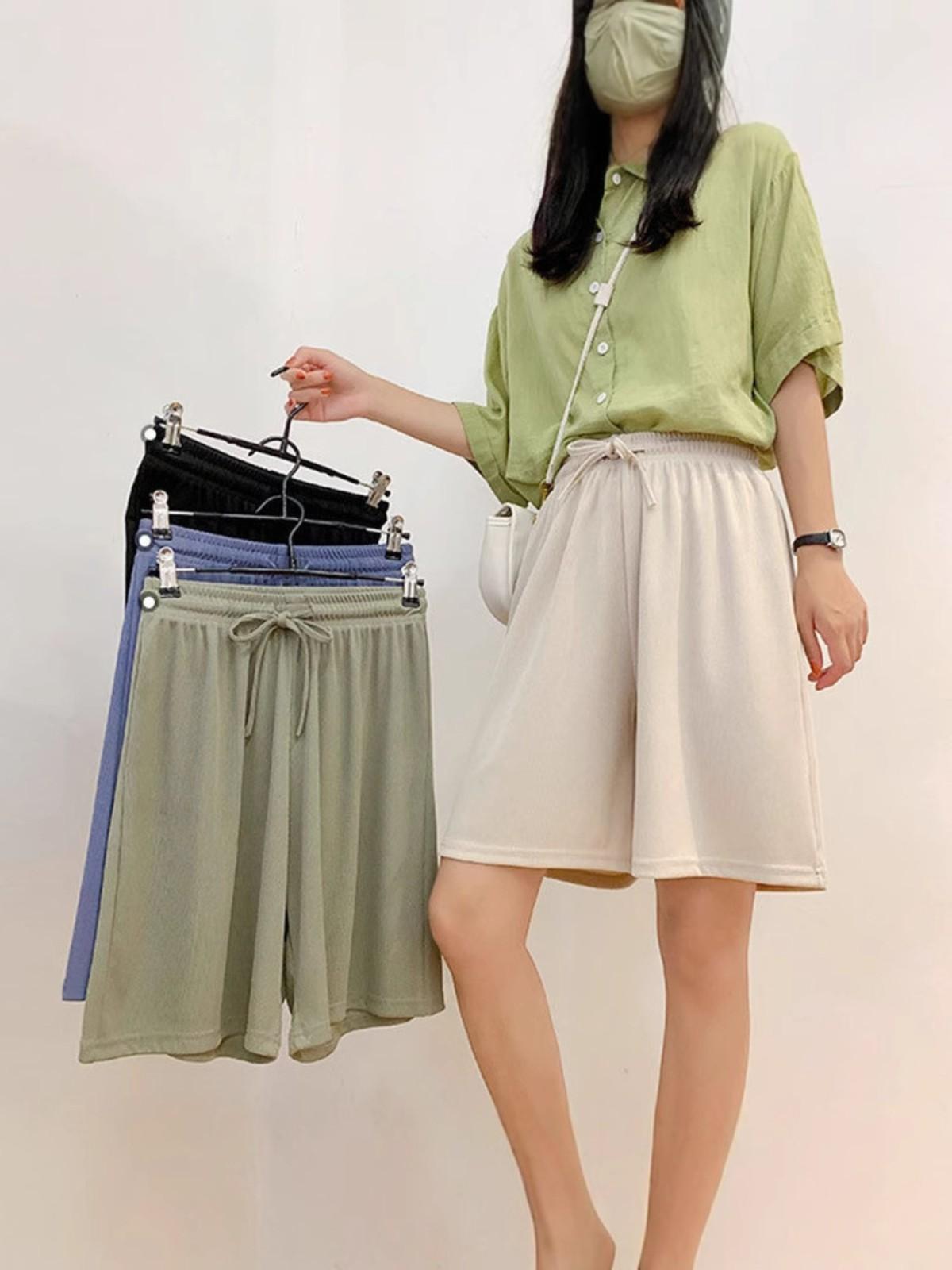 

Women s Summer Running Quick-drying Sports Shorts M синій