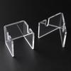 1pc Hand Fan Display Stand Bracket Clear Acrylic Holder Storage Support Foldable Fan Stand Holder Space-Saving Desk Organizer