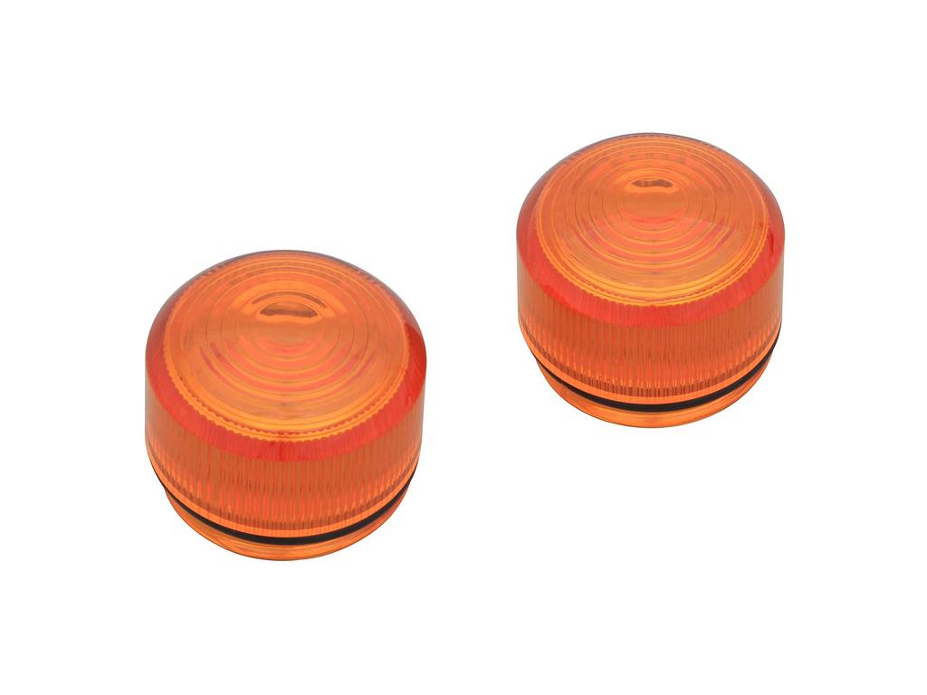 SHIFT UP 200072-SP-10 Neo Classic Turn Signal Repair Lens, Orange, Pack of 2