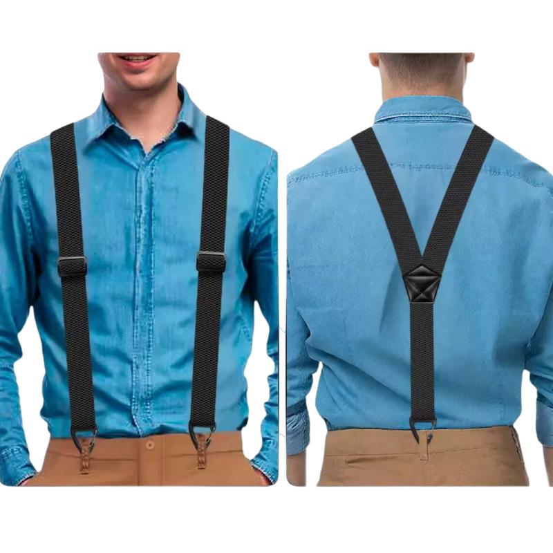 Tirantes Ocultos para Hombre de Trabajo Pesado Ropa con Tirantes en Y