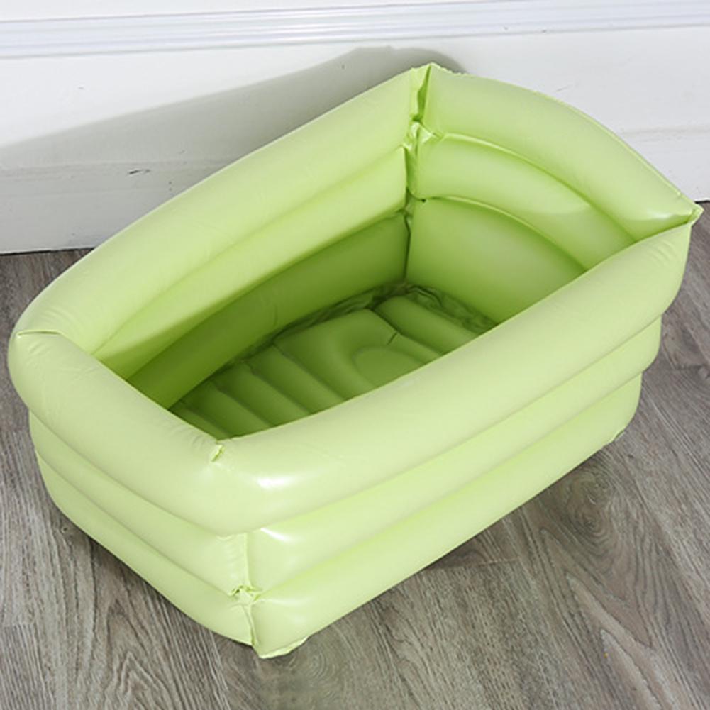 Buy Portable Inflatable Baby Bathtub Folding Children Sit Lie Washing