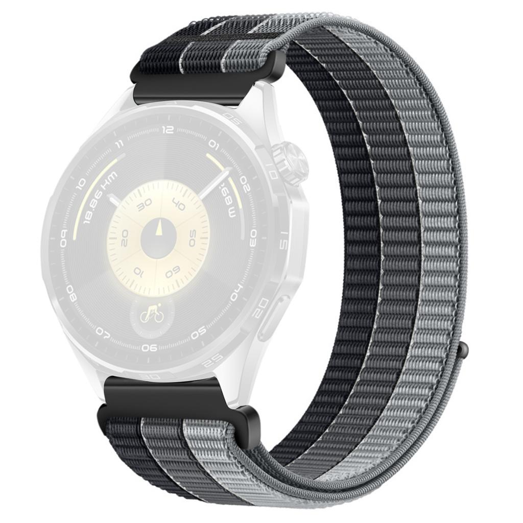 22mm Colored Loop Nylon Strap for Huawei Watch GT 6/5/5 Pro/4 46mm Magic Tape Closure Watch Band