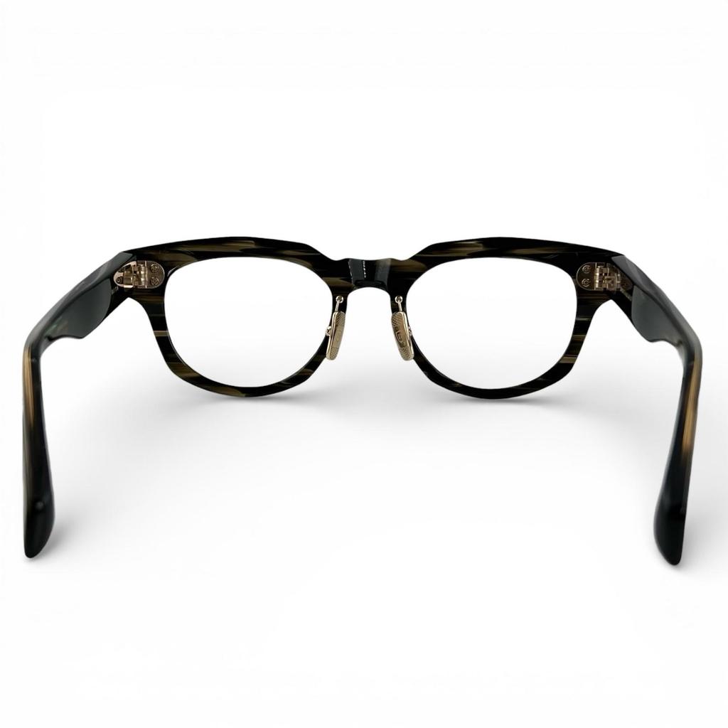 Excellent DITA Glasses RADIHACKER brown marble Women DTX726 Used