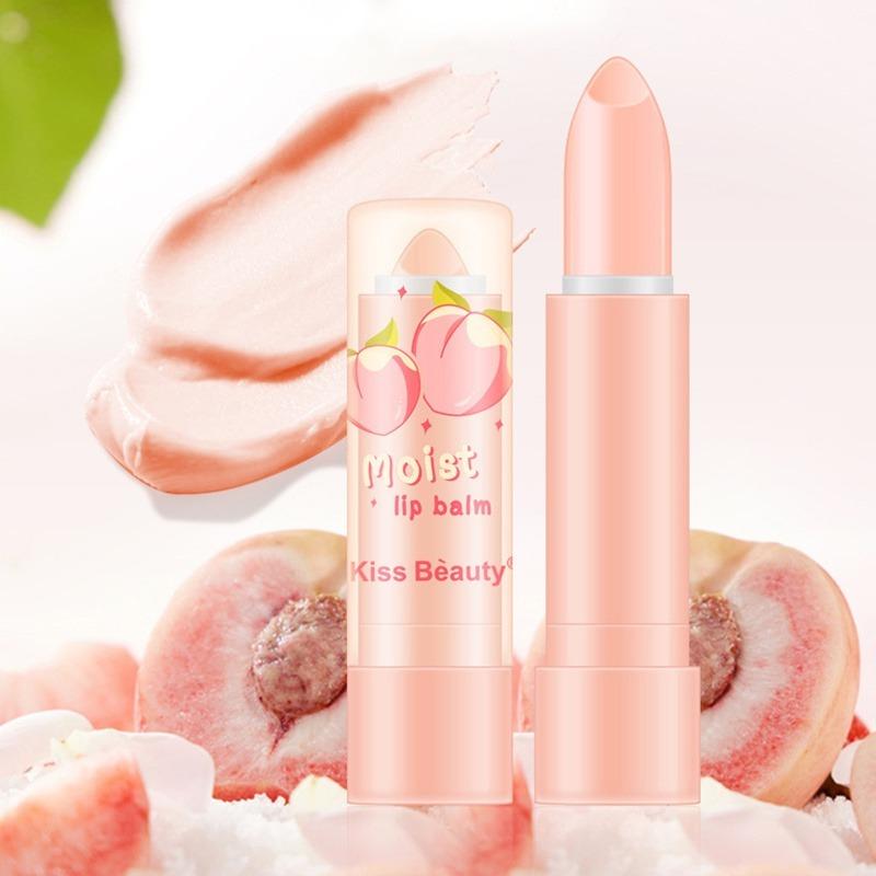 Peach Lipstick Transparent Jelly Colorless Lipstick Repair Non-stick Cup Lipstick