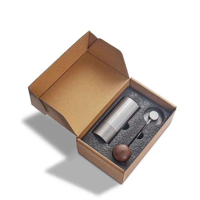 2025 Ruční mlýnek na kávu Ruční Nastavitelný Ocelové Jádro Otřep Pro Kuchyň Přenosný Ruční Nástroj na Mletí Kávy Espresso Ruční Klikový Mlýnek na Kávu